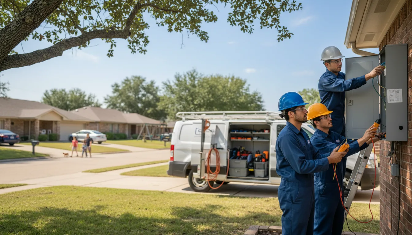 Certified electrician providing emergency electrical services in Fairview, OH